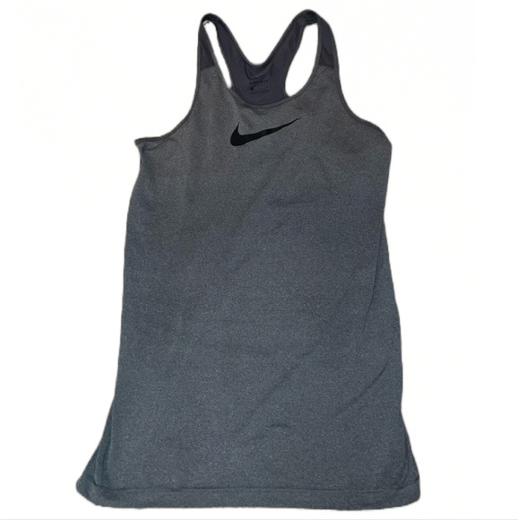 Nike Tops - ✨️2/$20 Nike Dri-Fit Tank Top Dark Gray & Black Size XL